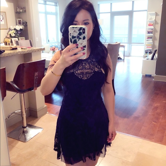 Sold 🦋Free People mesh dress 🦋 - Picture 2 of 7
